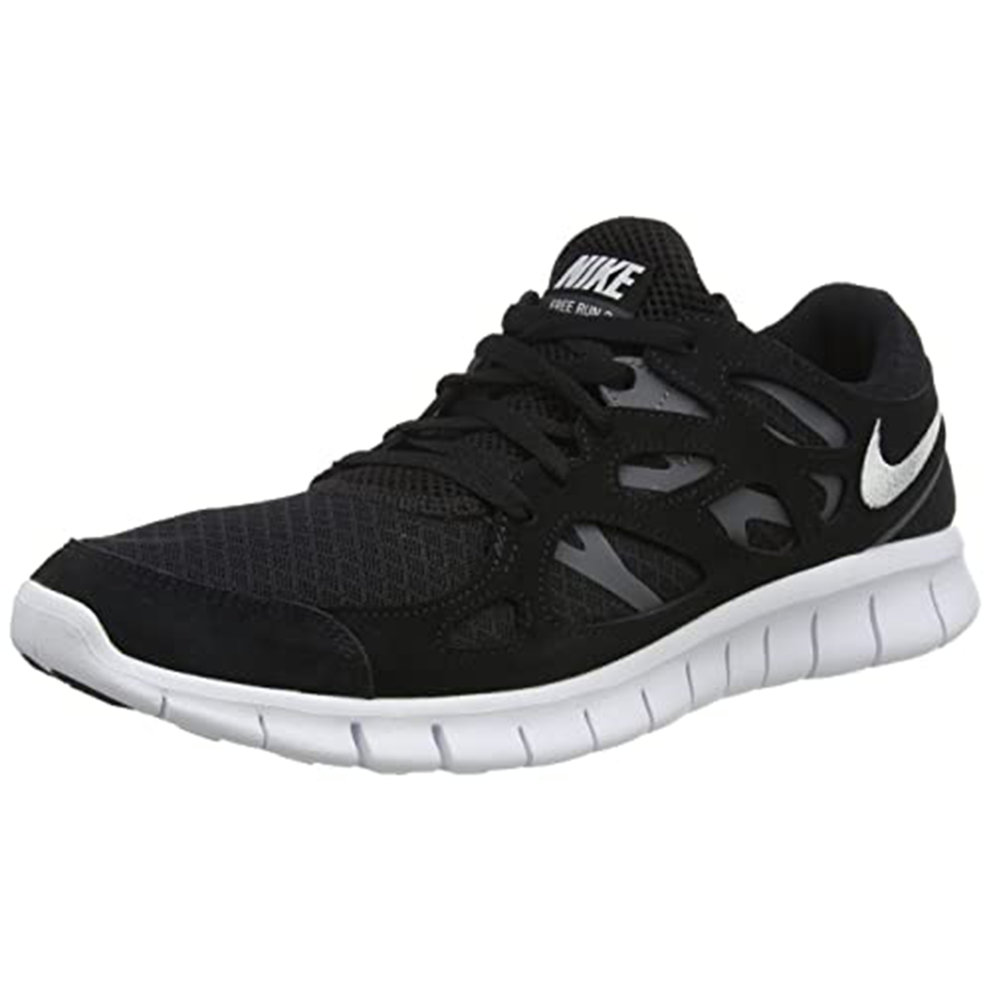 NIKE Free Run 2 Men's Trainers Sneakers Shoes 537732-004, Black Dark Grey White, 11