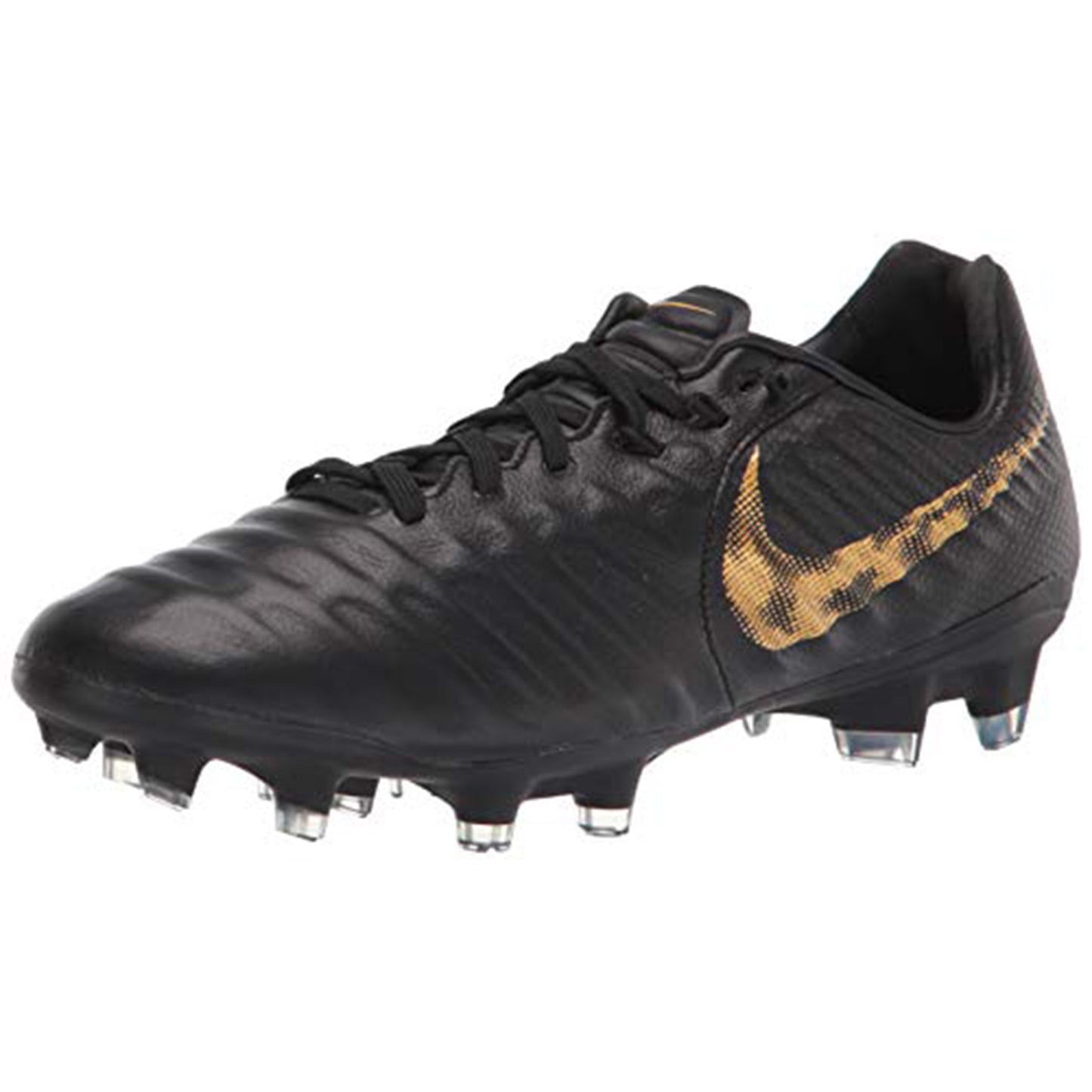 Nike Legend 7 PRO FG Mens Soccer Cleats Size 8.5 - AH7241-077 Black/MTLC Vivid Gold