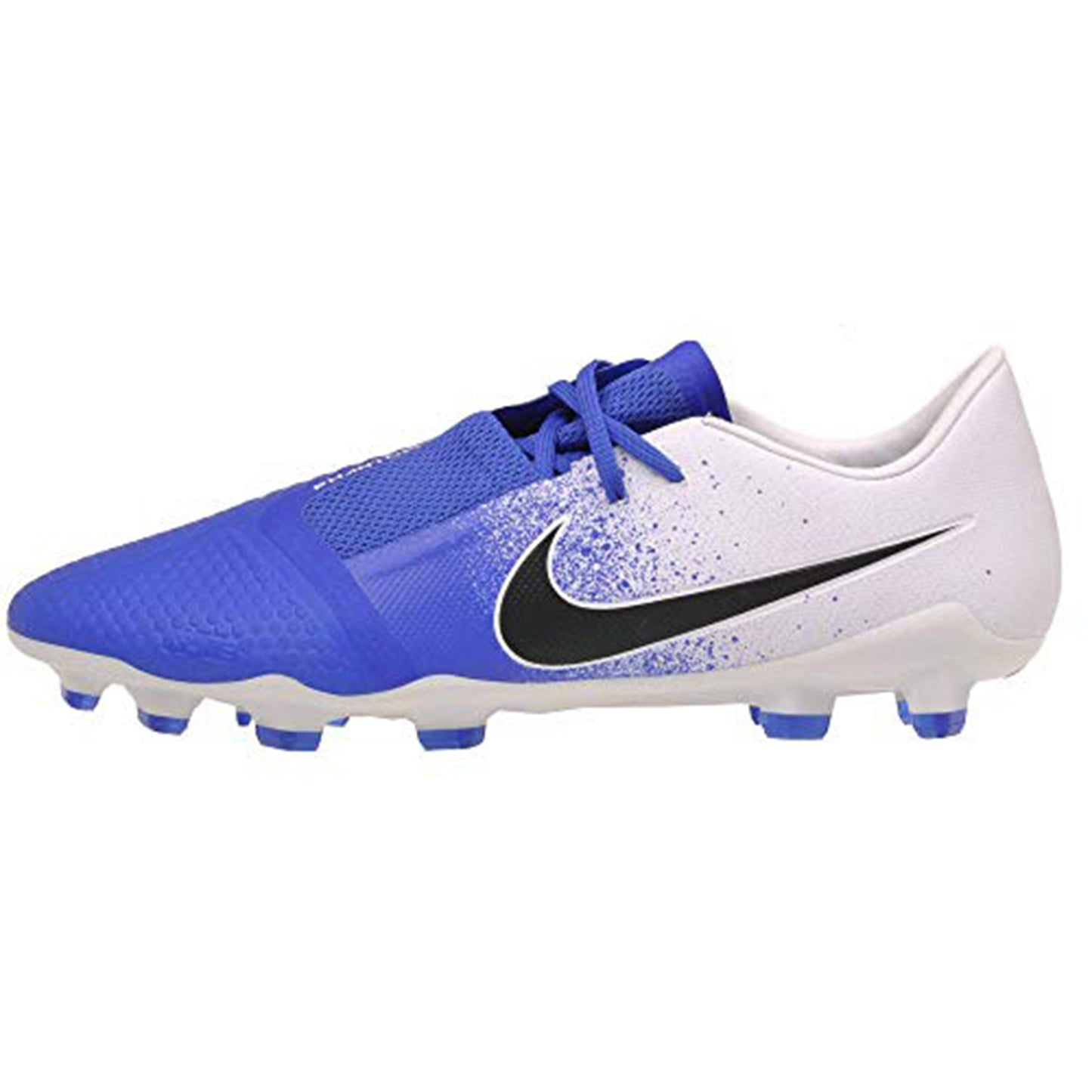 Nike Homme Phantom Venom Pro FG Crampons de Football Taille 11 - AO8738-104 Blanc/Noir/Bleu Coureur