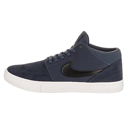 Nike SB Portmore II Solar Mid Size 12 - Hombre 923198-400 Azul trueno/Negro Skateboarding