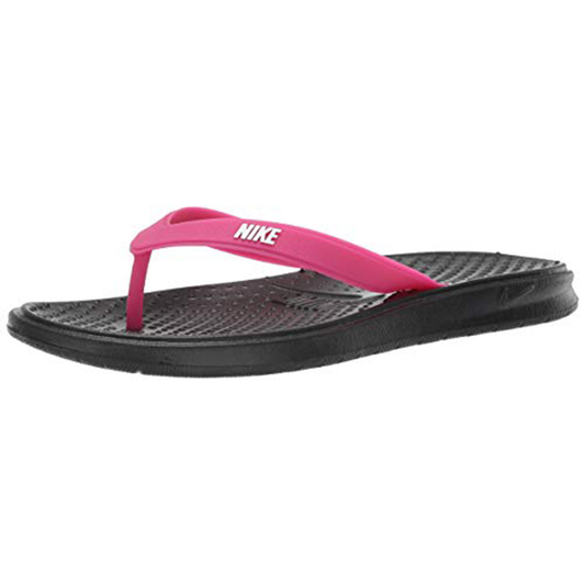Nike Women Solay Thong Sport Sandal 882699-001 Pink/Black