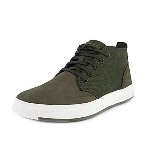 Timberland Mens Davis Square Chukka Dark Green Nubuck Boot - 12