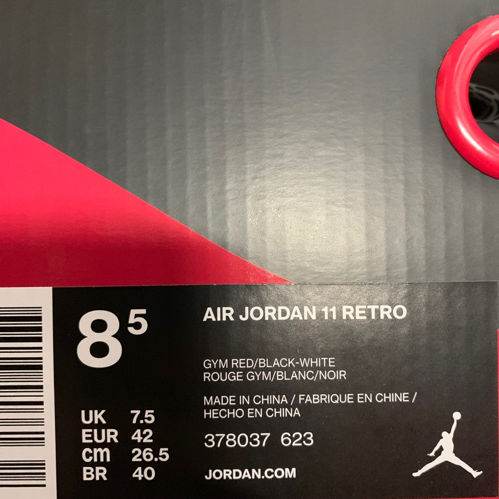 Air Jordan 11 XI Retro Win Like 96 - 378037-623 - Talla de hombre 8.5/Talla 9/Talla 10