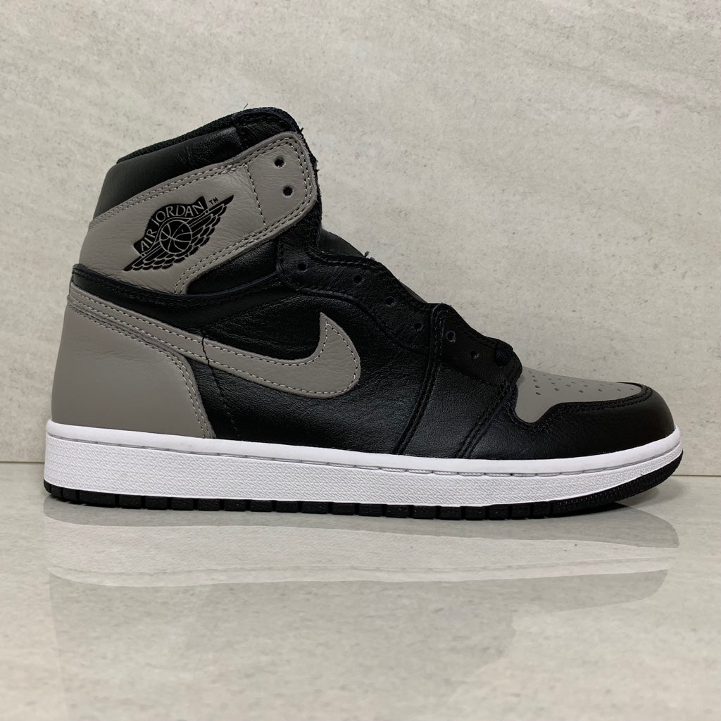 DS Nike Air Jordan 1 I High OG Shadow Gris Tamaño 9 Azul 555088 013