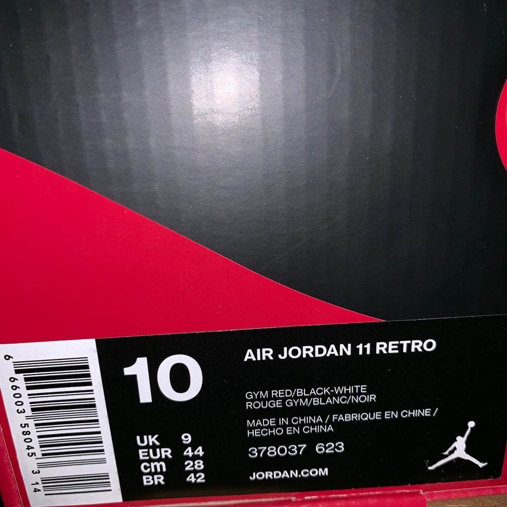 Air Jordan 11 XI Retro Win Like 96 - 378037-623 - Talla de hombre 8.5/Talla 9/Talla 10