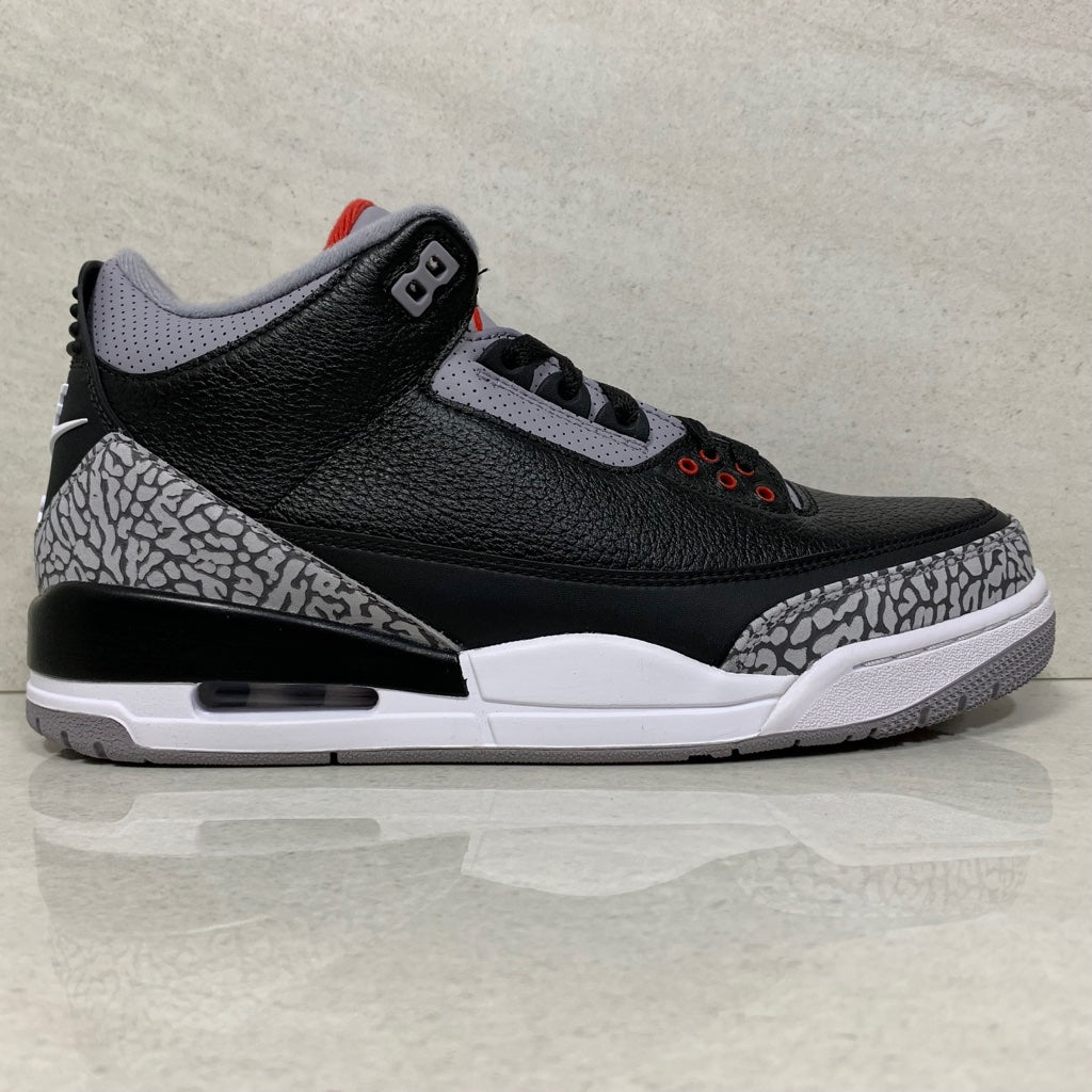 Nike Air Jordan 3 OG Retro Negro Cemento 2018 - 854262 001 - Talla 10/10.5