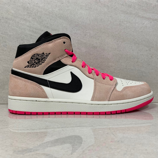 Air Jordan 1 Mid SE Crimson Tint/Hyper Pink- 852542 801 - Talla 10