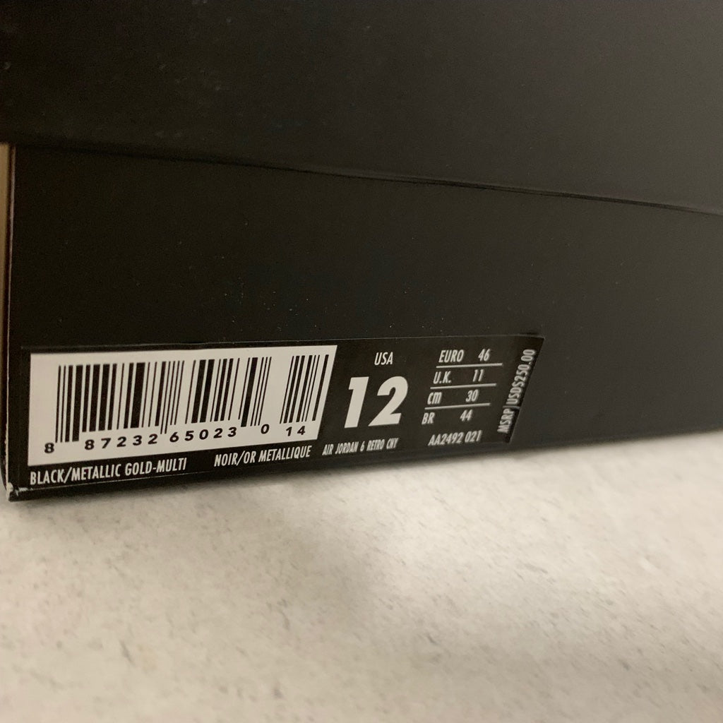 Air Jordan 6 VI Retro Año Nuevo Chino - AA2492-021 - Hombre 8.5/Talla 12