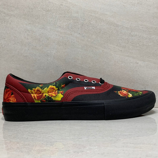 Supreme x Vans Era Pro Jean Paul Gaultier Burgundy- VN0A45JAT5S - Talla de hombre 10.5/Talla 13