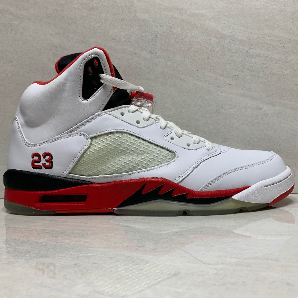 Air Jordan 5 V Fire Red Black Tongue 2006 - 136027 162 - Talla de hombre 13