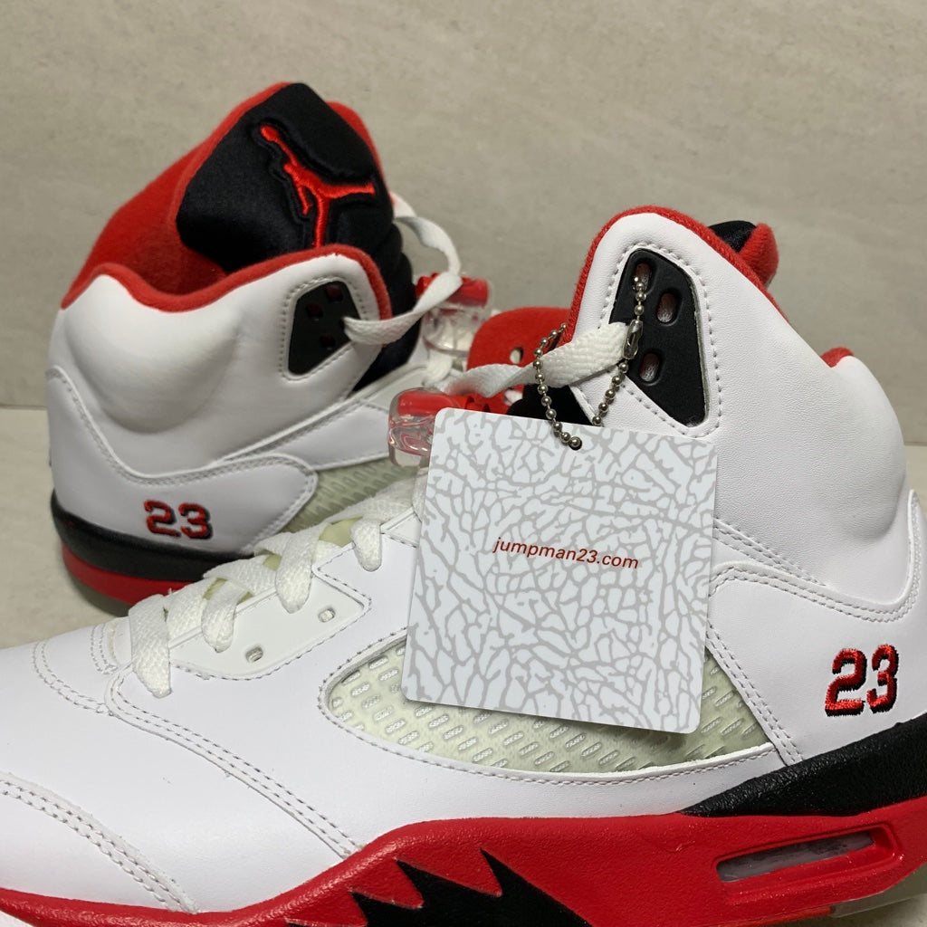 Air Jordan 5 V Fire Red Black Tongue 2006 - 136027 162 - Talla de hombre 13