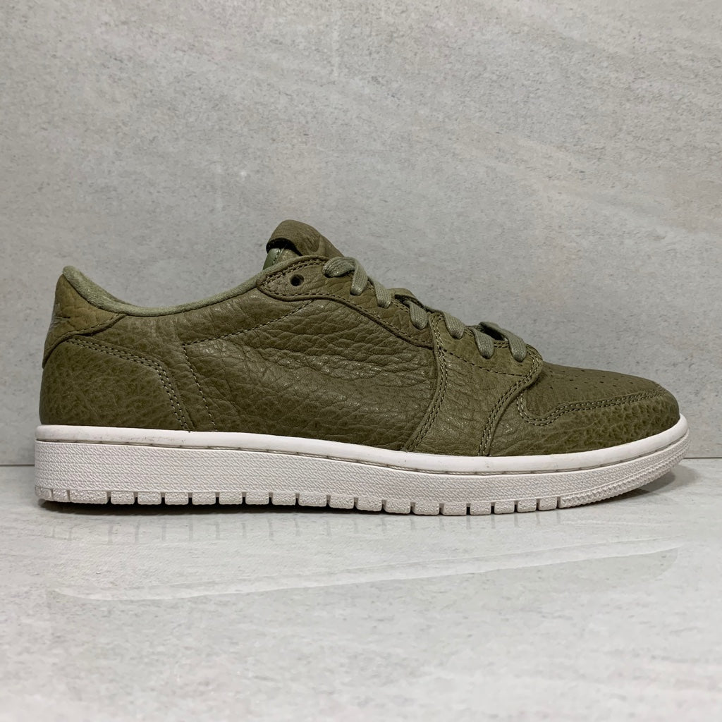 Air Jordan 1 I Retro Low Swooshless Trooper Olive Green - 848775 205