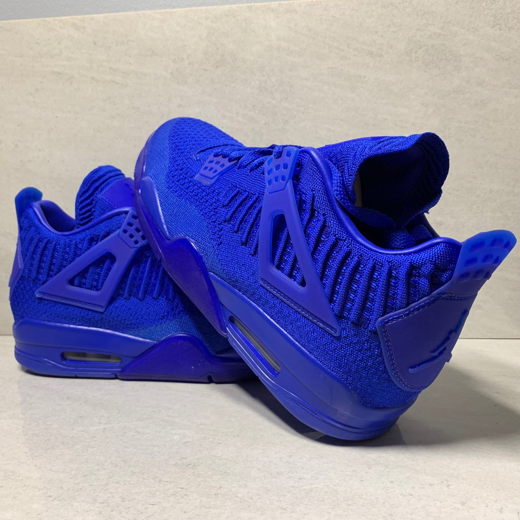 Jordan 4 Retro Flyknit Royal Blue - AQ3559-400 - Talla de hombre 8.5/Talla 9.5/Talla 10.5