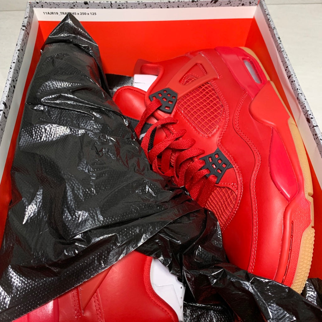Jordan 4 IV Retro Single's Day Red- Av3914-600 - Talla de mujer 10/11 Talla de hombre 8.5/Talla 9.5