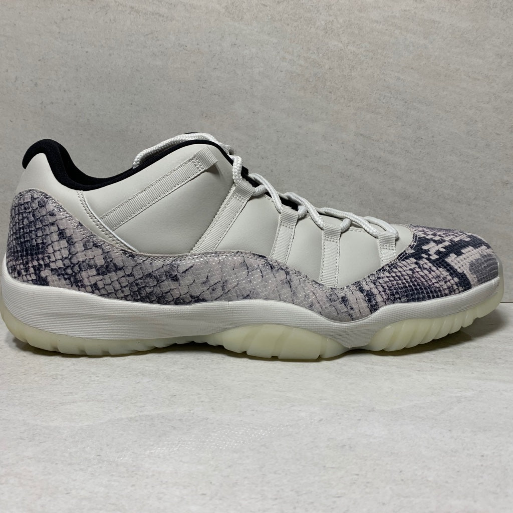 Jordan 11 Retro Low Le Snakeskin Light Bone- Cd6846-002 - Talla de hombre 18