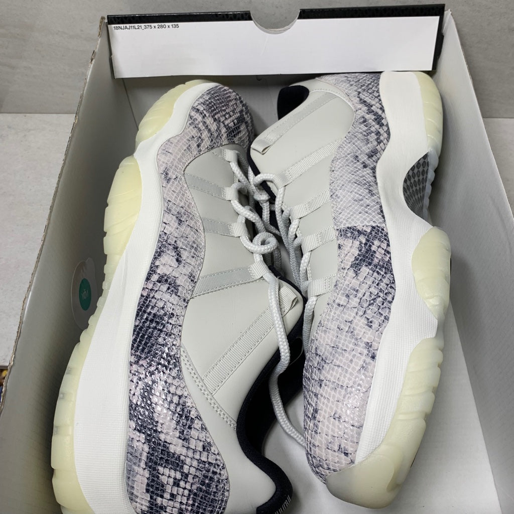 Jordan 11 Retro Low Le Snakeskin Light Bone- Cd6846-002 - Talla de hombre 18