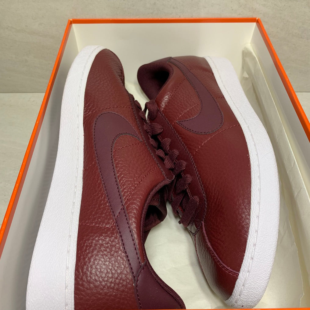 Nike Bruin Leather Team Rojo/Blanco/Maroon nocturno Swoosh - 845056-601 - Talla de hombre 11.5