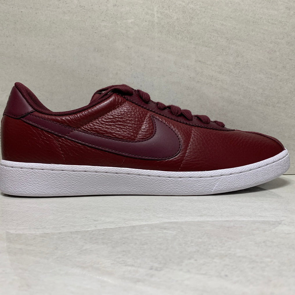 Nike Bruin Leather Team Rojo/Blanco/Maroon nocturno Swoosh - 845056-601 - Talla de hombre 11.5