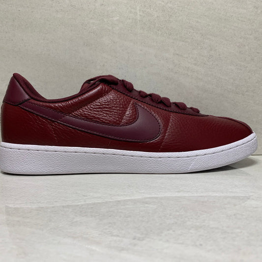 Nike Bruin Leather Team Red/White/Night Maroon Swoosh - 845056-601 - Men's Size 11.5