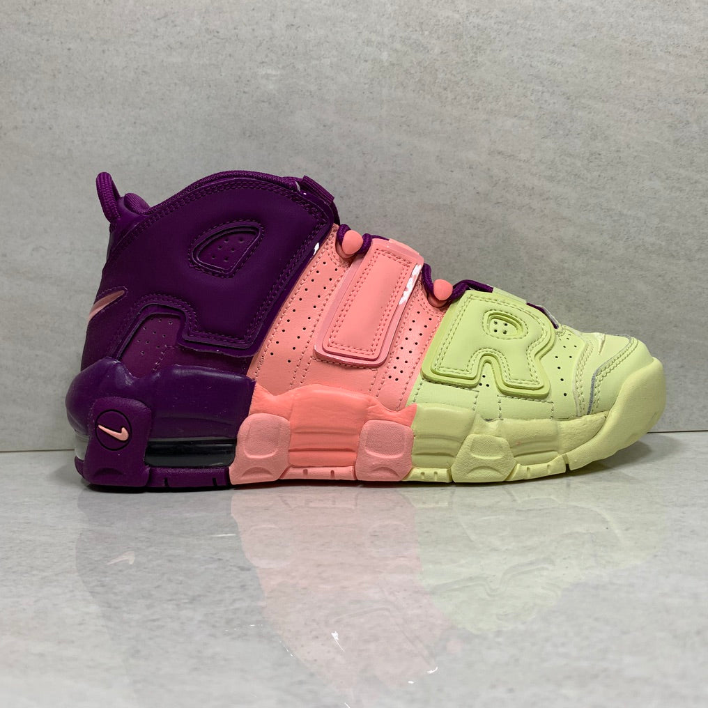 Nike Air More Uptempo GS - AV8237 800 - Youth Size 5.5Y/7Y - Tri Color Tint