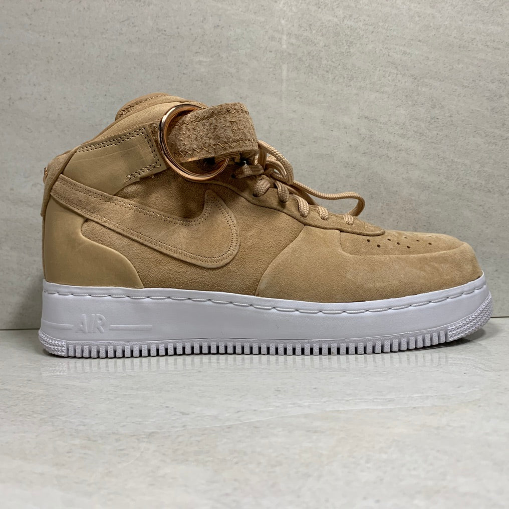 NIKE AIR FORCE 1 MID V CRUZ CMFT VACHETTA TAN - AO9298-200 - Talla de hombre 7.5