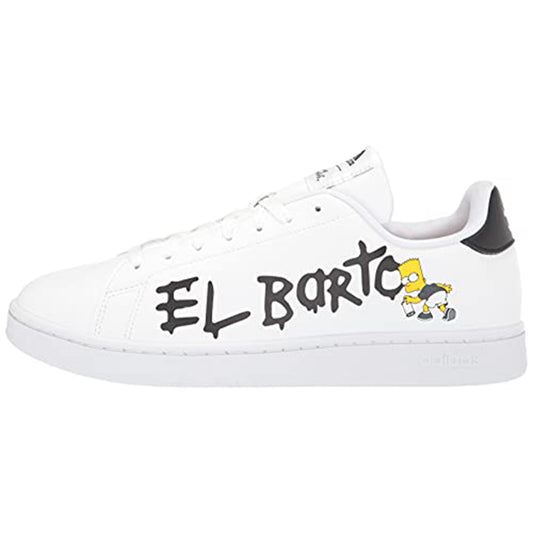 adidas Advantage Simpsons El Barto Size 14 - Men GZ5306 White//Black