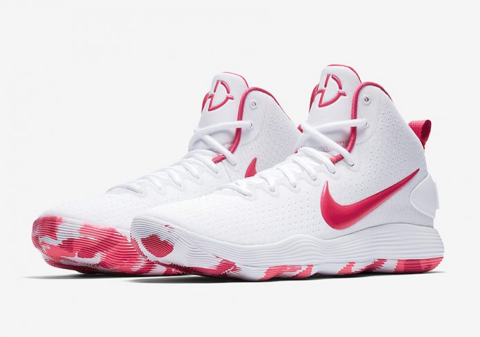 Nike Hyperdunk 2017 Kay Yow -897631 100 - Men's Size 10/WMNS 11.5 White Pink