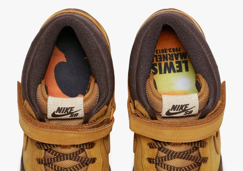 NIKE SB Dunk Mid Pro Size 9.5 - Men AJ1445-200 Cappuccino/Bronze Skateboard