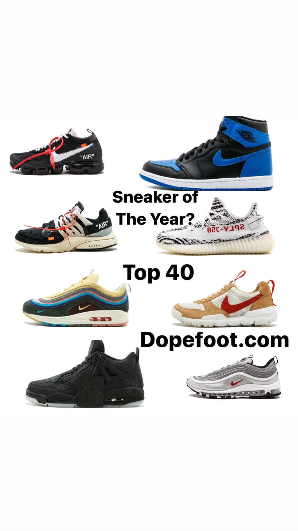 The Best Sneakers of 2017 - Top 40