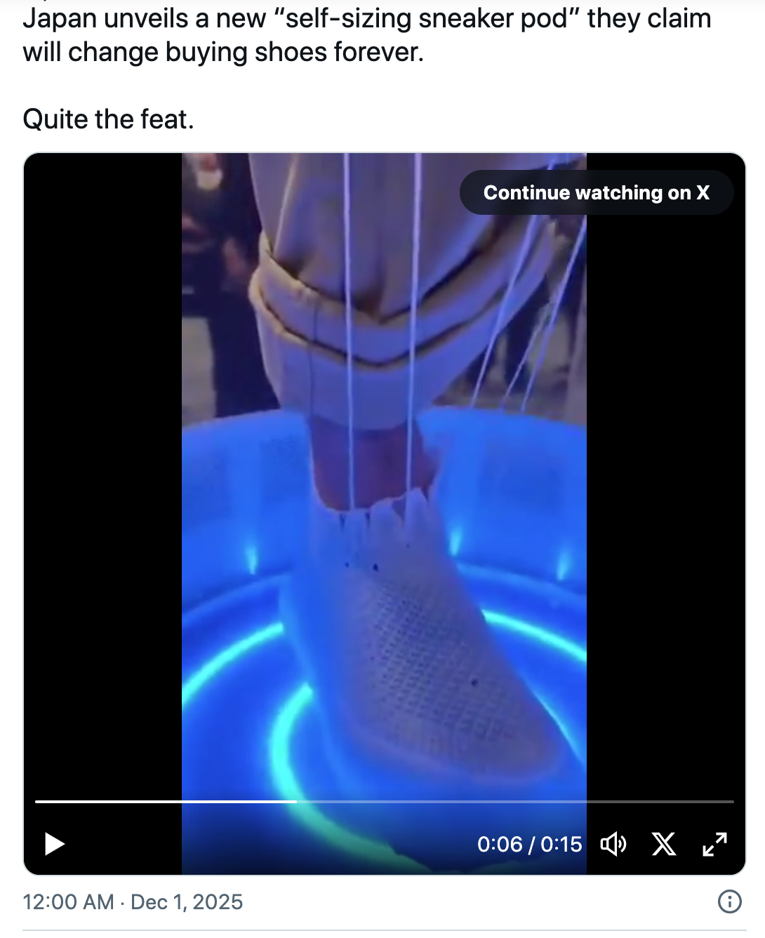 Is the Japan Self-Sizing Sneaker Pod Real?