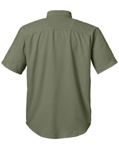 Huk Tide Point Solid SS Shirt Green - Size XL