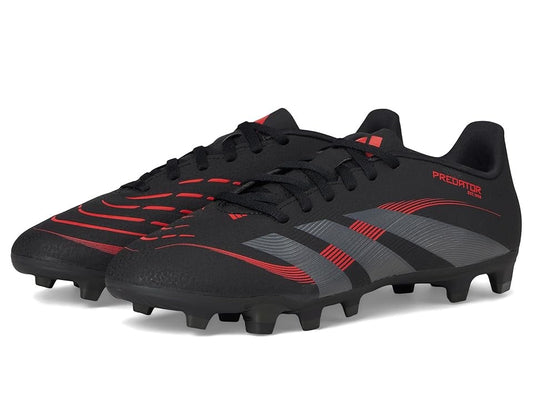Adidas Predator Club FG/MG Soccer Cleats - Black/Green/Red ID1325