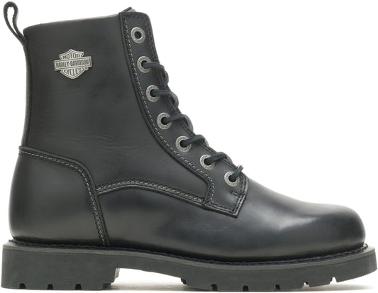 Harley-Davidson Men's Hannon 6.5 in Lace-Up Zip Boots D93840 Black Size 8.5 NIB