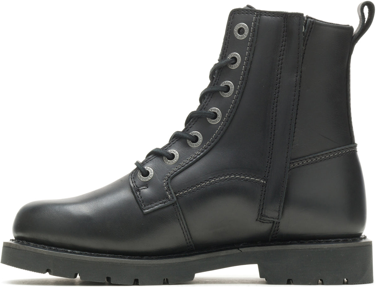 Harley-Davidson Men's Hannon 6.5 in Lace-Up Zip Boots D93840 Black Size 8.5 NIB