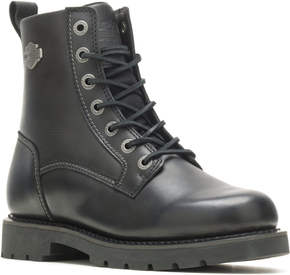 Harley-Davidson Men's Hannon 6.5 in Lace-Up Zip Boots D93840 Black Size 8.5 NIB