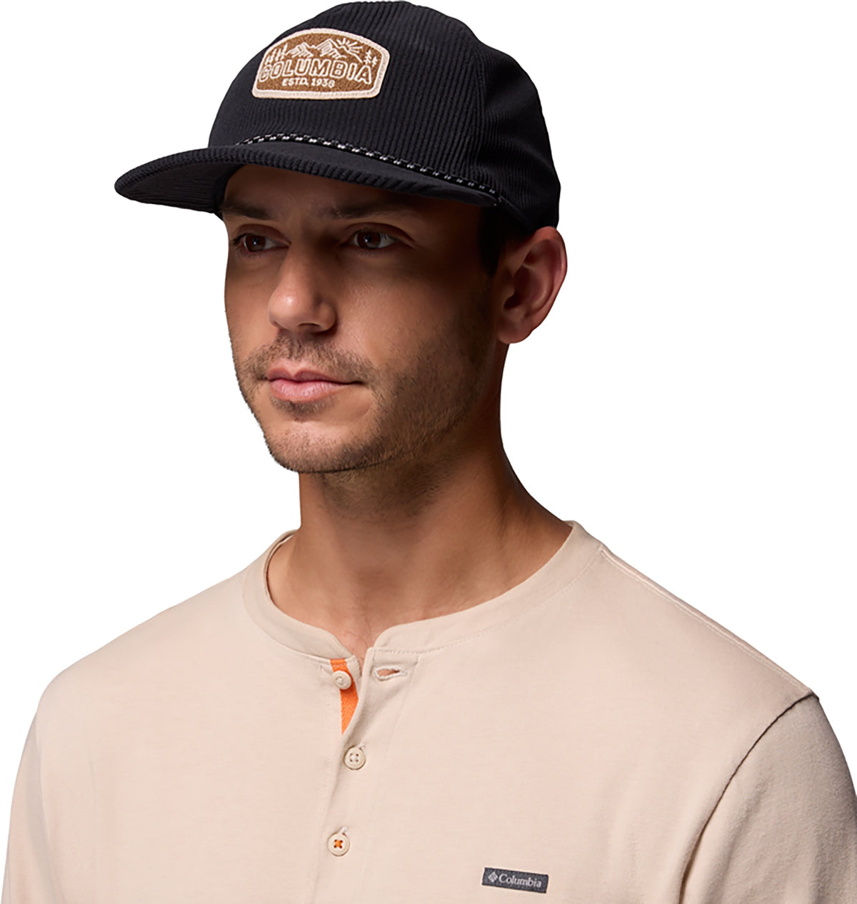 Columbia Packsaddle Corduroy Snap Back Cap 2092401 Black One Size NWT