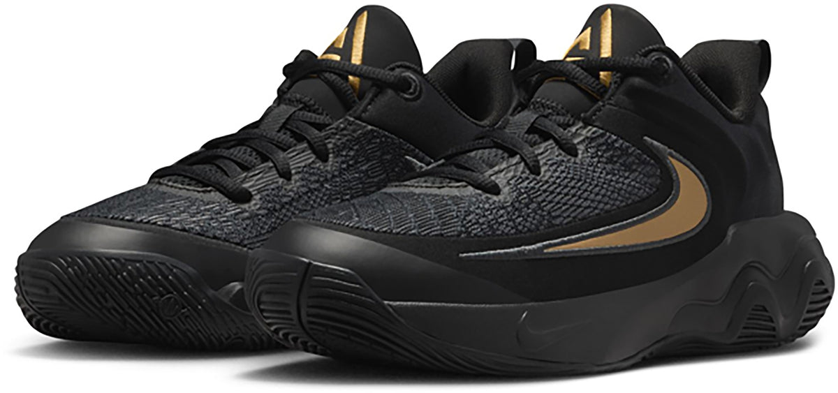 Nike Giannis Immortality 4 GS Kids Basketball Shoes IH7664-005 Black Gold Size 4Y NIB