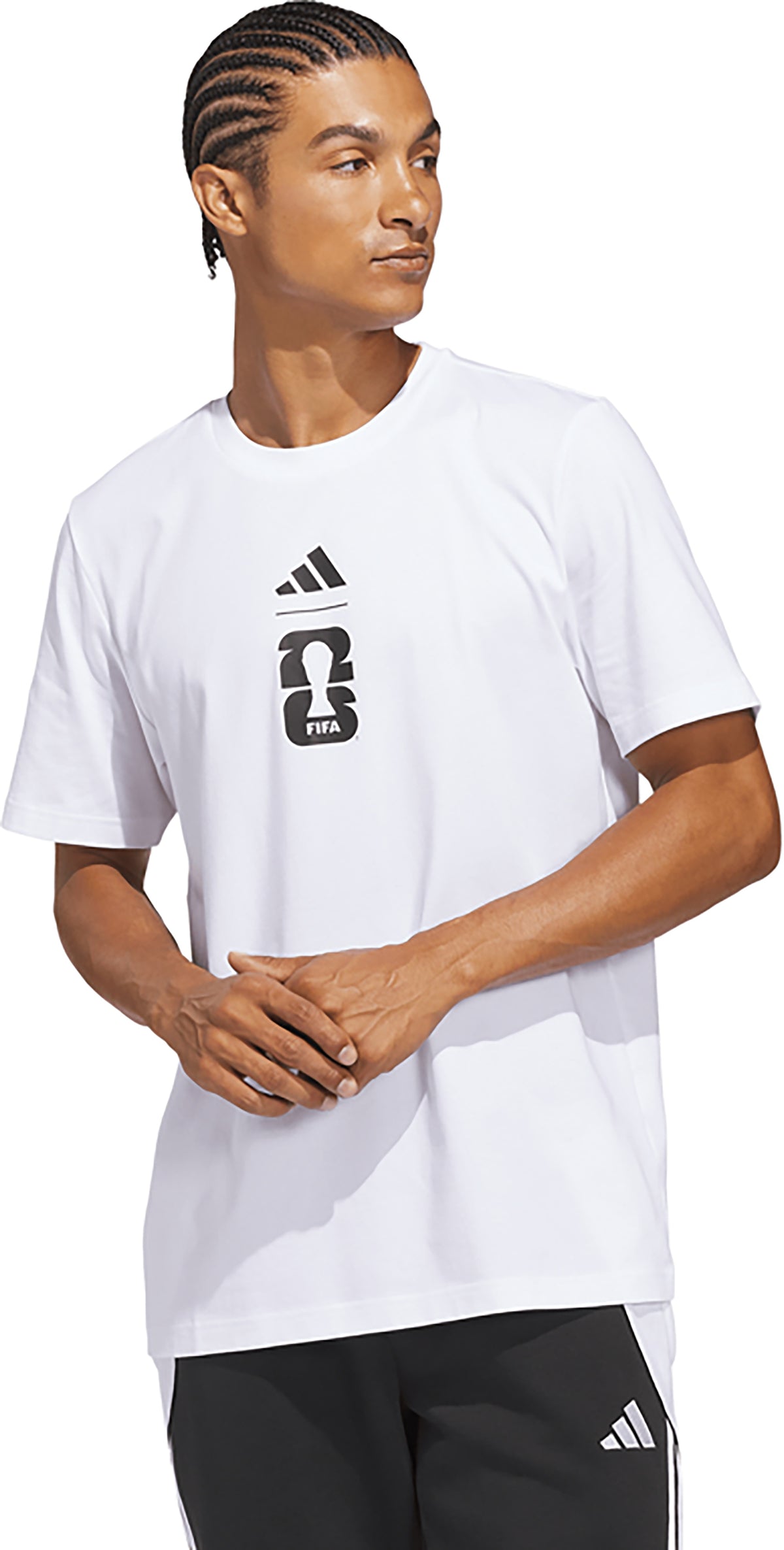 adidas Men's MLS 2026 World Cup Official Match Ball Graphic T-Shirt KD7990 White Size XXL NWT