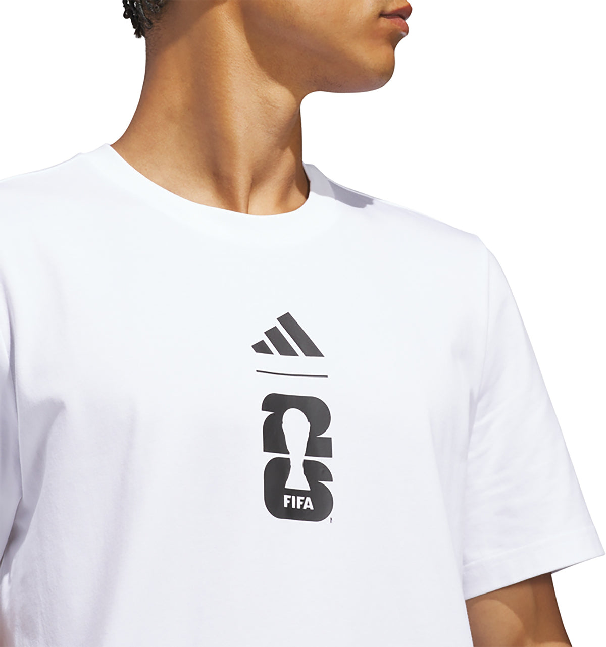 adidas Men's MLS 2026 World Cup Official Match Ball Graphic T-Shirt KD7990 White Size XXL NWT