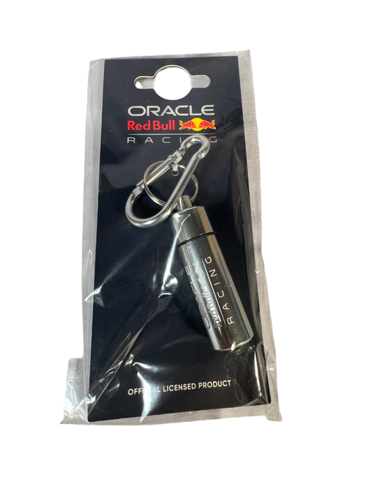 Red Bull Racing F1 Ear Plug Canister Keyring & Earplugs Castore Official