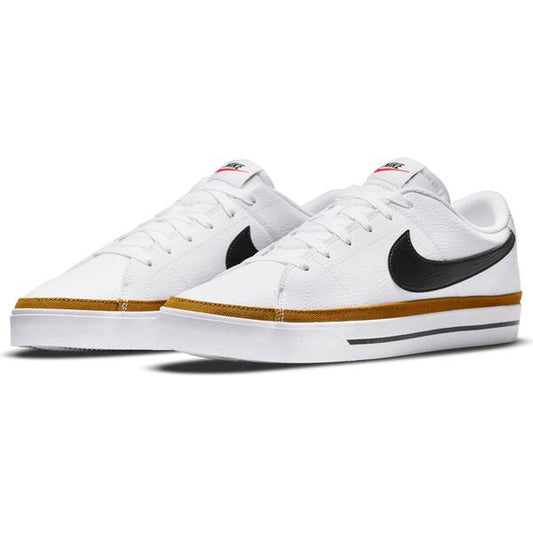 Nike Court Legacy NN Men's Size 13 Casual Sneakers White Black Desert Ochre