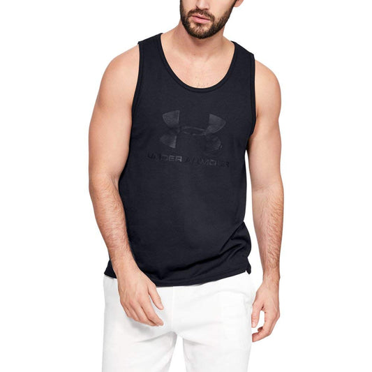 Under Armour Men's UA Sportstyle Logo Tank SM Black - Under Armour