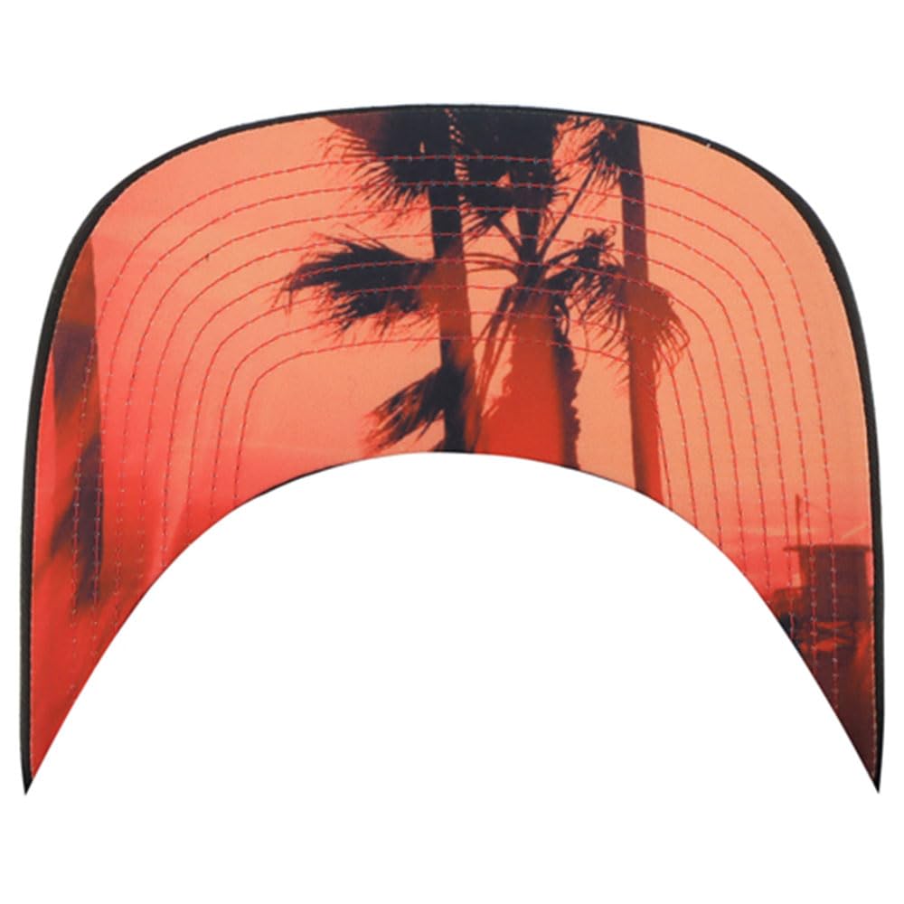 47 Men's Black Los Angeles Rams Super Bowl LVI Champions Sunset Trucker Adjustable Hat - '47 Brand