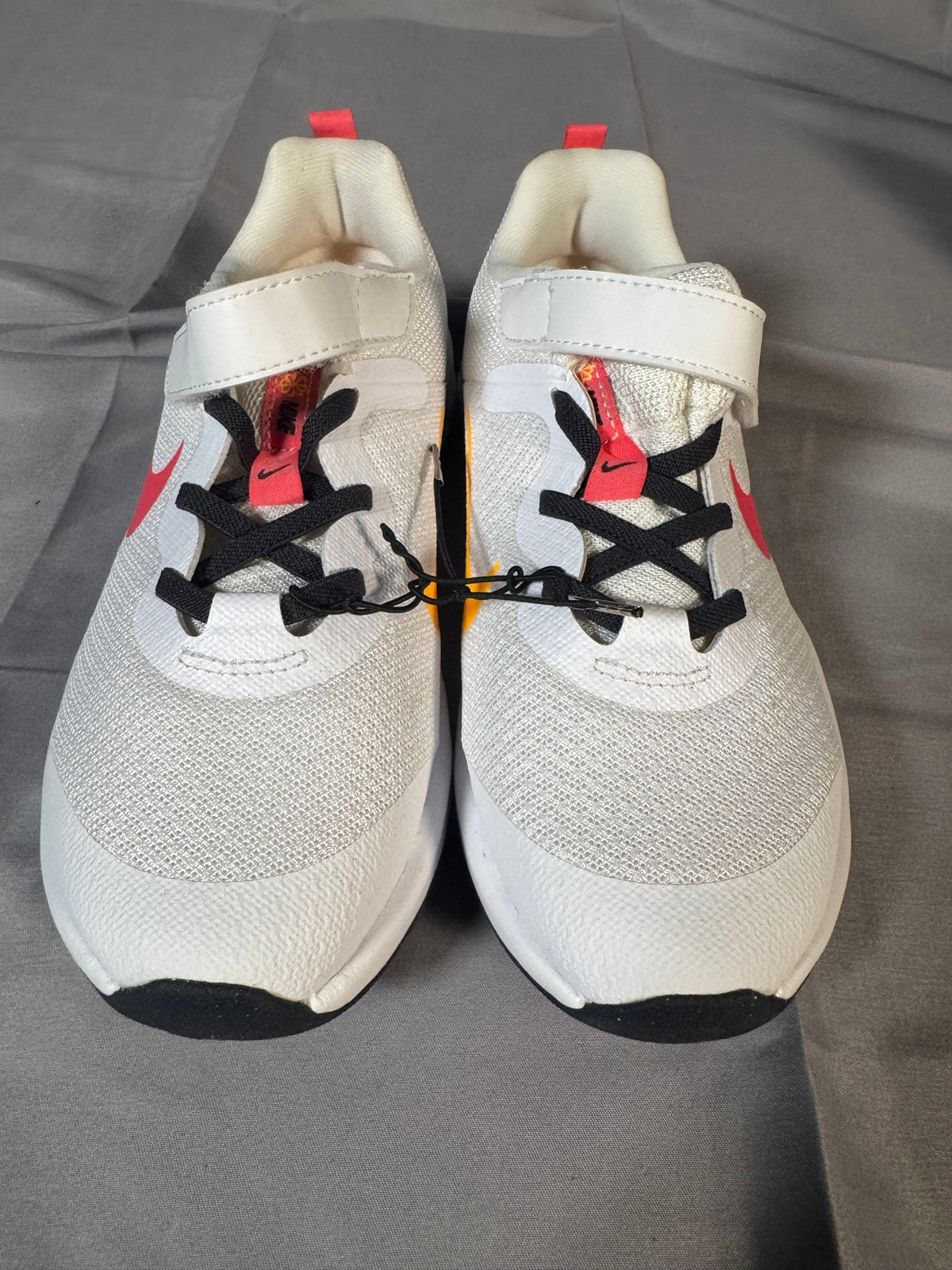Nike Revolution 6 NN PSV Kids Shoes DD1095-101 White Sea Coral Gridiron