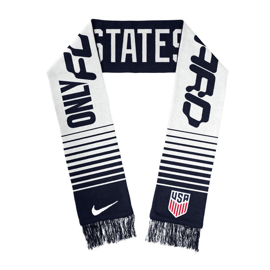 Nike Men's Soccer National Team Local Verbiage Scarf - College Navy USMNT - Nike