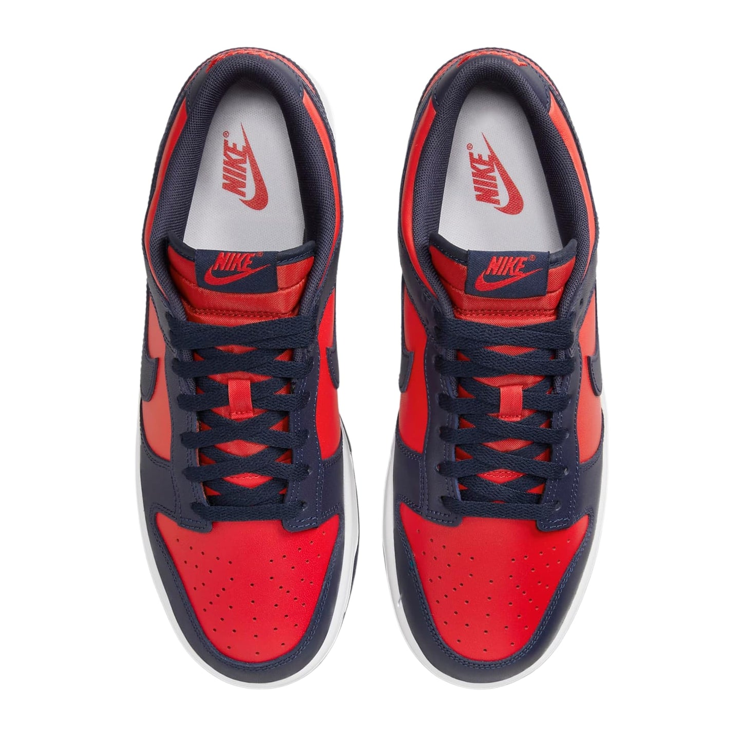 NIKE Dunk Low Retro Men's Sneaker, University Red Obsidian White, 12 - Nike