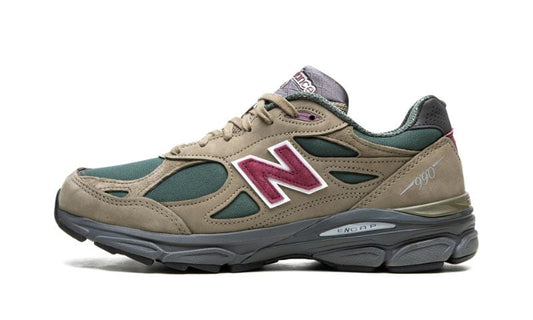 New Balance 990 v3 Made in USA Teddy Santos Men's Lifestyle Sneakers Grey Size 8D