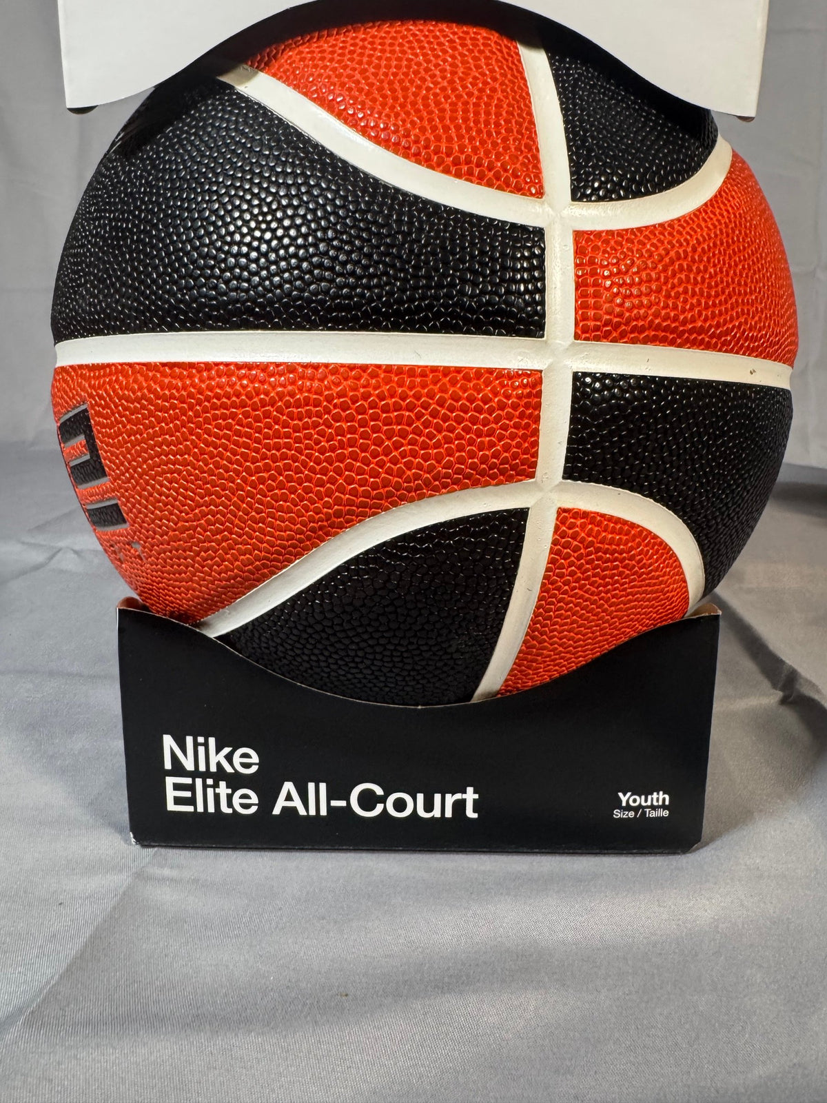 Nike Elite All-Court Basketball Youth Size 5 Black Orange Indoor Outdoor NWT