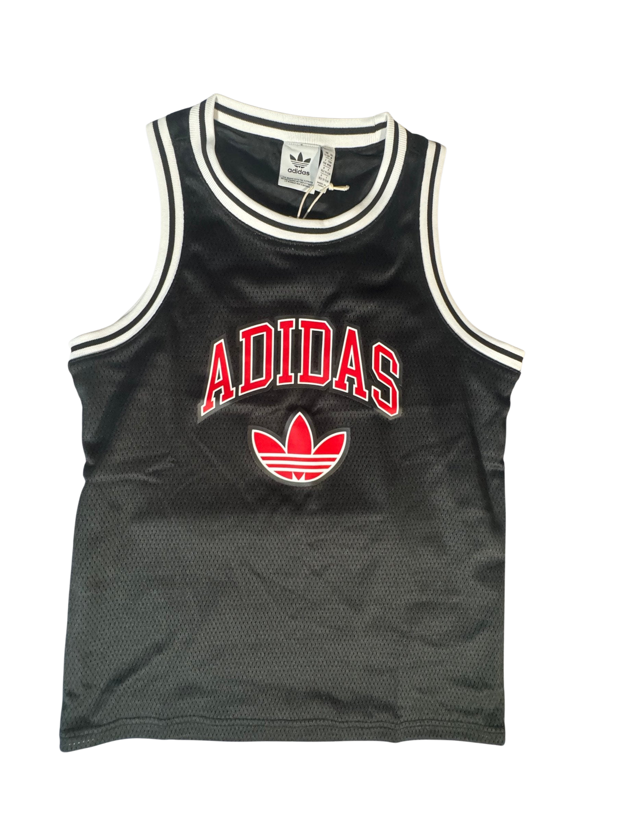 adidas Originals Boys' Basketball Tank JW1983 Black Youth NWT