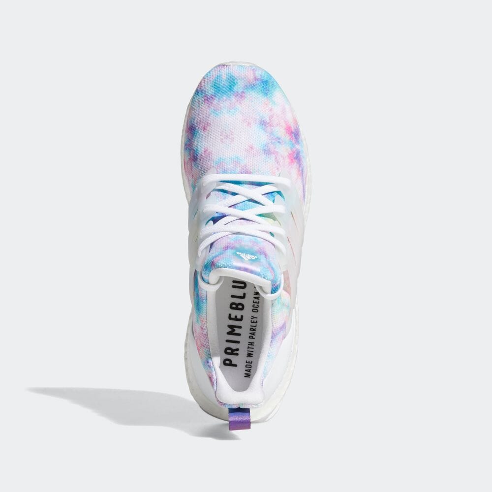 Adidas Ultraboost 4.0 DNA Tie Dye Women's Running Shoes White Size 10.5 - Adidas